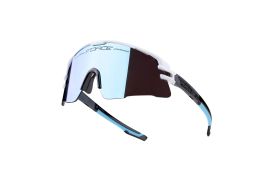 Ochelari Force Ambient, alb/gri/negru, lentila albastra