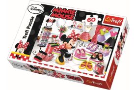 Puzzle trefl 60 minnie la shopping