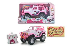 Jada hello kitty masinuta cu telecomanda jeep wrangler scara 1:16