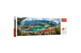 Puzzle trefl 500 panorama orasul kotor muntenegru
