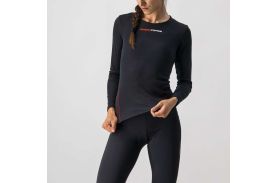 Bluza de corp Castelli Prosecco Tech W LS de dama Negru S