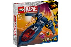 Lego marvel super heroes avionul x jet al x men 76281