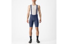 Pantaloni scurti cu bretele Castelli Espresso Indigo XL