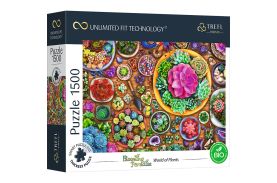 Puzzle trefl uft 1500 lumea plantelor