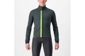 Jacheta Castelli Entrata Verde Inchis/Galben Fluo XL