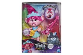 Trolls figurina muzicala poppy pop to rock
