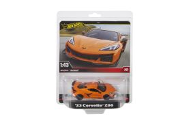 Hot wheels premium real riders masinuta metalica 23 corvette z06 scara 1:43