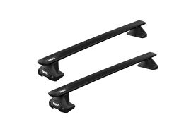 Bare transversale Thule Evo Clamp Wingbar Evo Black pentru DODGE RAM 1500, 4 usi Double Cab, model 2019 - prezent, Sistem cu prindere pe plafon normal