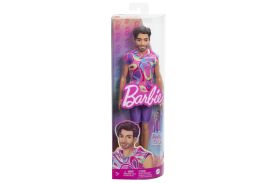 Barbie papusa baiat fashionistas brunet cu barba si tricou cu gluga