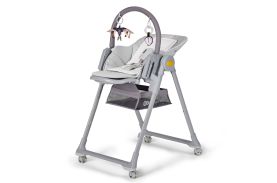 Scaun de masa kinderkraft lastree,  2 in 1, transformabil, grey
