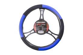 Husa volan auto - negru / albastru - CARGUARD