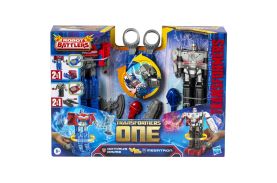 Transformers one set 2 figurine optimus prime si megatron
