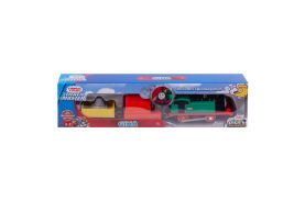 Thomas locomotiva gina motorizata cu 2 vagoane