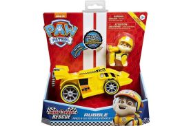 Patrula catelusilor rubble masina de curse cu sunete si motor pull-back