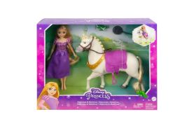 Disney princess set papusa rapunzel si calul maximus