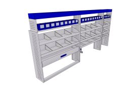 Sistem mobilier modular pe partea stanga Provan 57-1-145-00 pentru RENAULT Master 2010-2021, ampatament L4 (4332 mm), inaltime H2 (2535 mm)