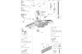 Capac far stanga pentru suport bicicleta Thule EasyFold XT