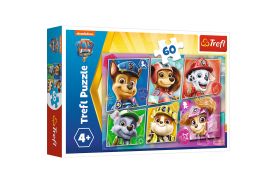 Puzzle trefl 60 patrula catelusilor catelusii pregatiti de actiune