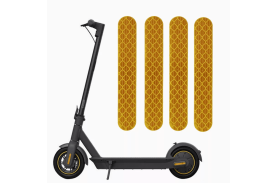 Sticker reflectorizant pentru trotineta electrica Max G30 galben
