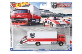 Hot wheels transportator lancia stratos cu masinuta sakura sprinter scara 1:64