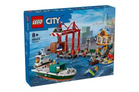 Lego city port si nava de transport marfa 60422