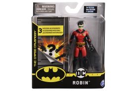 Figurina robin flexibila 10cm cu 3 accesorii surpriza