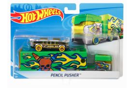 Set camion si masina sport hot wheels pencil pusher_DXB41