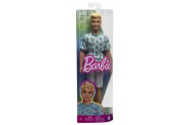 Barbie papusa baiat fashionistas blond cu tricou cu imprimeu cu cactusi