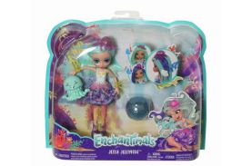 Enchantimals papusa jessa jellyfish cu par ce schimba culoarea