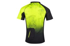 Tricou ciclism Force MTB Core, fluo/negru, XS