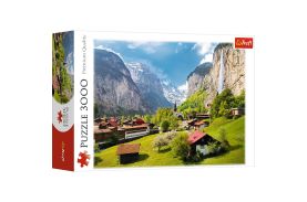 Puzzle trefl 3000 orasul lauterbrunnen elvetia