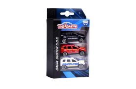Majorette set 3 dacia duster metal 7.5cm