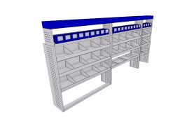 Sistem mobilier modular pe partea stanga Provan 57-1-142-00 pentru VOLKSWAGEN Crafter 2017, ampatament L5 (4490 mm), inaltime H4 (2789 mm)