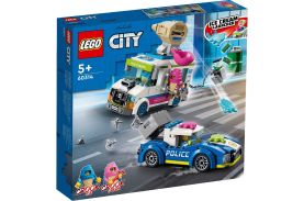 Lego city politia in urmarirea furgonetei cu inghetata 60314