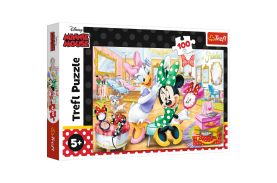 Puzzle trefl 100 minnie la salonul de infrumusetare