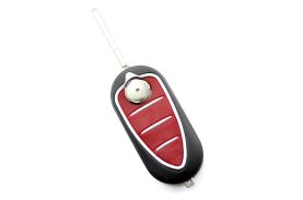 Alfa Romeo - Carcasă cheie - tip briceag, cu 3 butoane - CARGUARD CC024