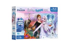 Puzzle trefl primo super shape xxl 60 disney frozen surorile dansatoare