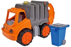 Big masina de gunoi cu roti de cauciuc