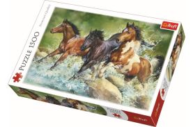 Puzzle trefl 1500 trei cai salbatici