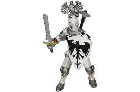 Papo figurina cavaler cu pene alb