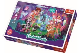 Puzzle trefl 100 enchantimals cu prietenii