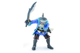 Papo figurina mutant rechin cu jacheta albastra