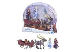 Disney frozen2 set papusi anna si elsa cu sanie