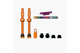 Valve tubeless Muc-Off Tubeless Valves V2 60mm Portocaliu
