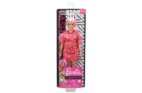 Papusa barbie fashionista cu parul roz