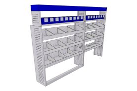 Sistem mobilier modular pe partea stanga Provan 57-1-137-00 pentru FIAT Ducato 2006, ampatament L2 (3450 mm), inaltime H1 (2254 mm)