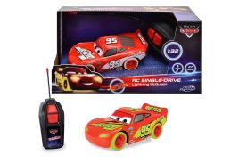 Jada masinuta rc fulger mcqueen glow racer scara 1:32