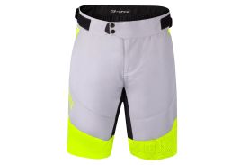 Pantaloni scurti Force Storm pana la talie cu bazon, gri/fluo M