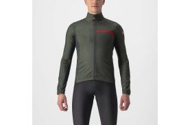 Jacheta de vant Castelli Squadra Stretch Kaki XL