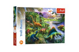 Puzzle trefl 200 lumea dinozaurilor